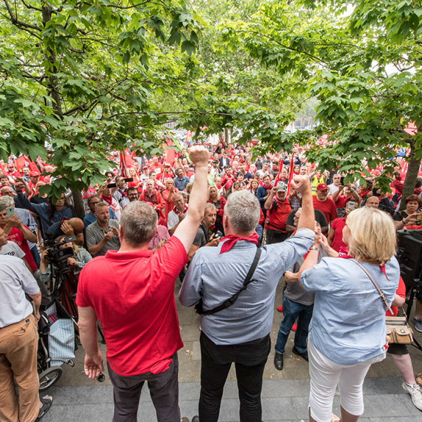 La condamnation du président de la FGTB Anvers est un danger pour nos droits démocratiques